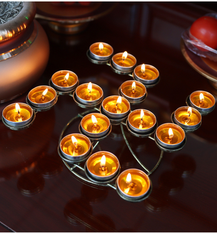 酥油灯 家庭供佛的虔心选择