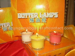 酥油蜡烛与摩尼宝酥油灯 点亮信仰与内心的明灯